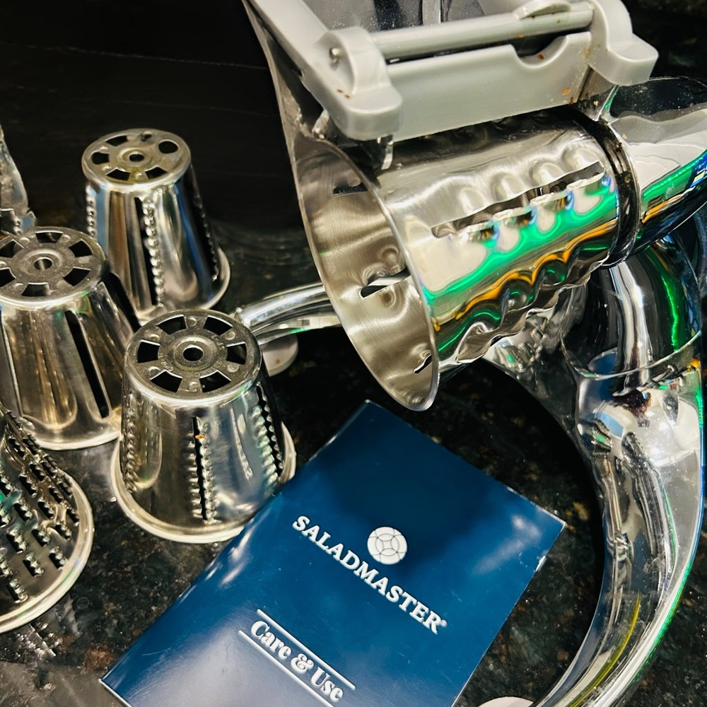 Saladmaster Stainless Steel Food Processor, Grater, cutter, Slicer.